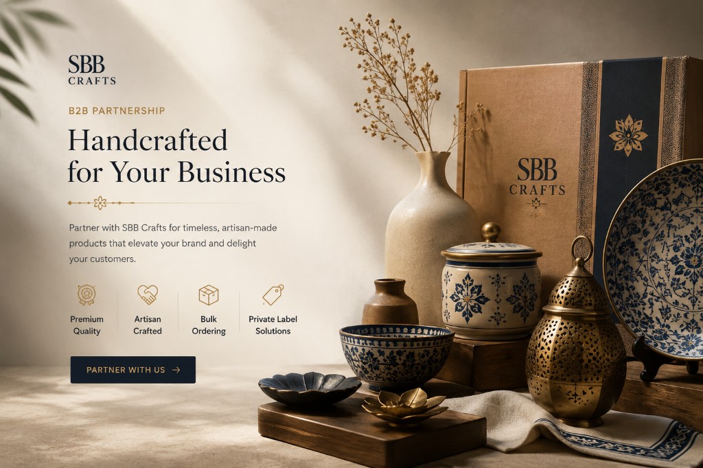 Handcrafted wholesale pieces and branded packing from the SBB studio
