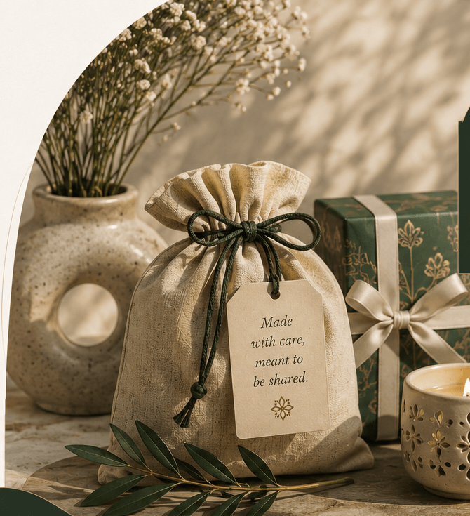 SBB Art & Crafts gift packaging