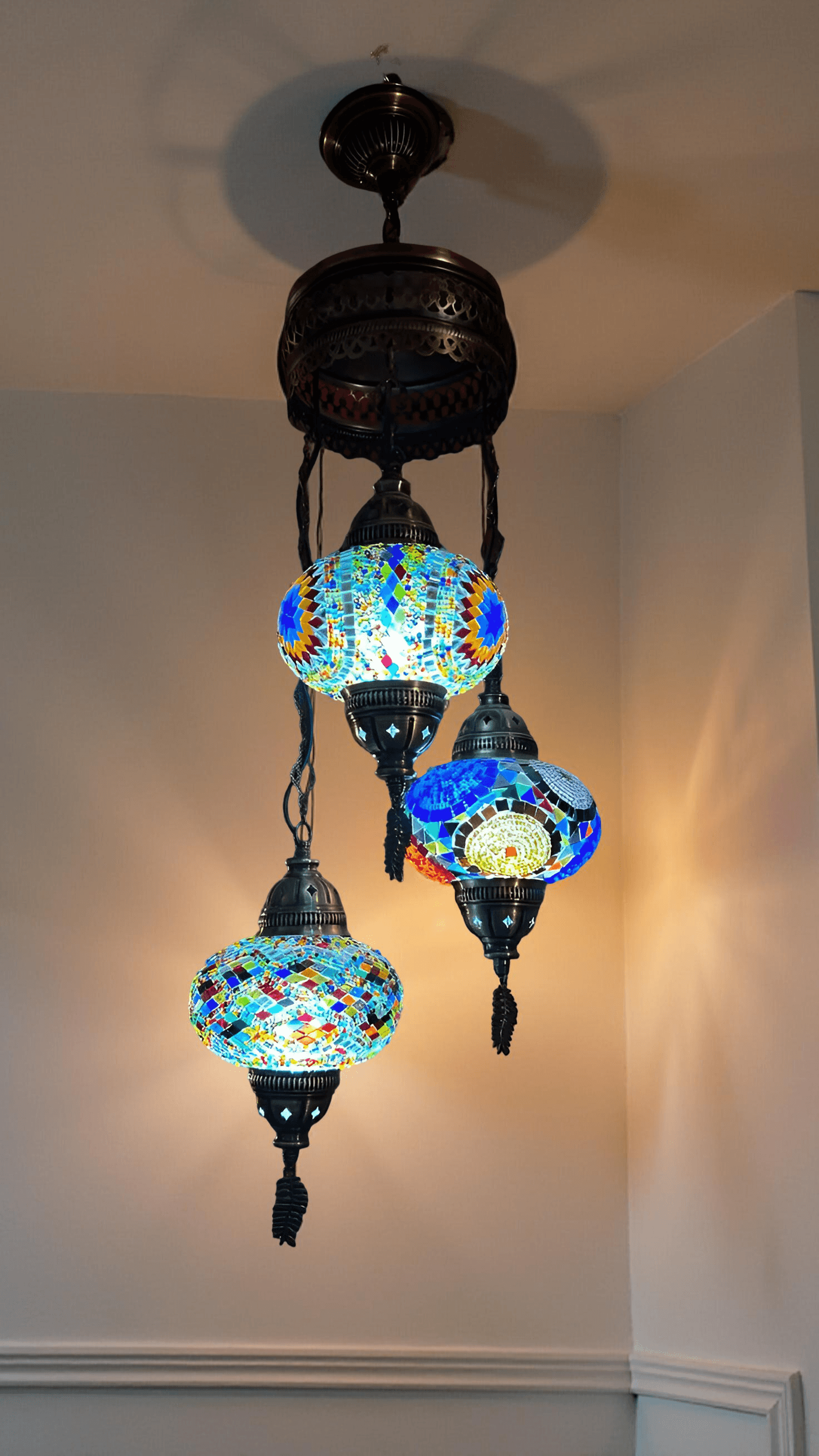 Heritage Design Hanging Turkish Lamp