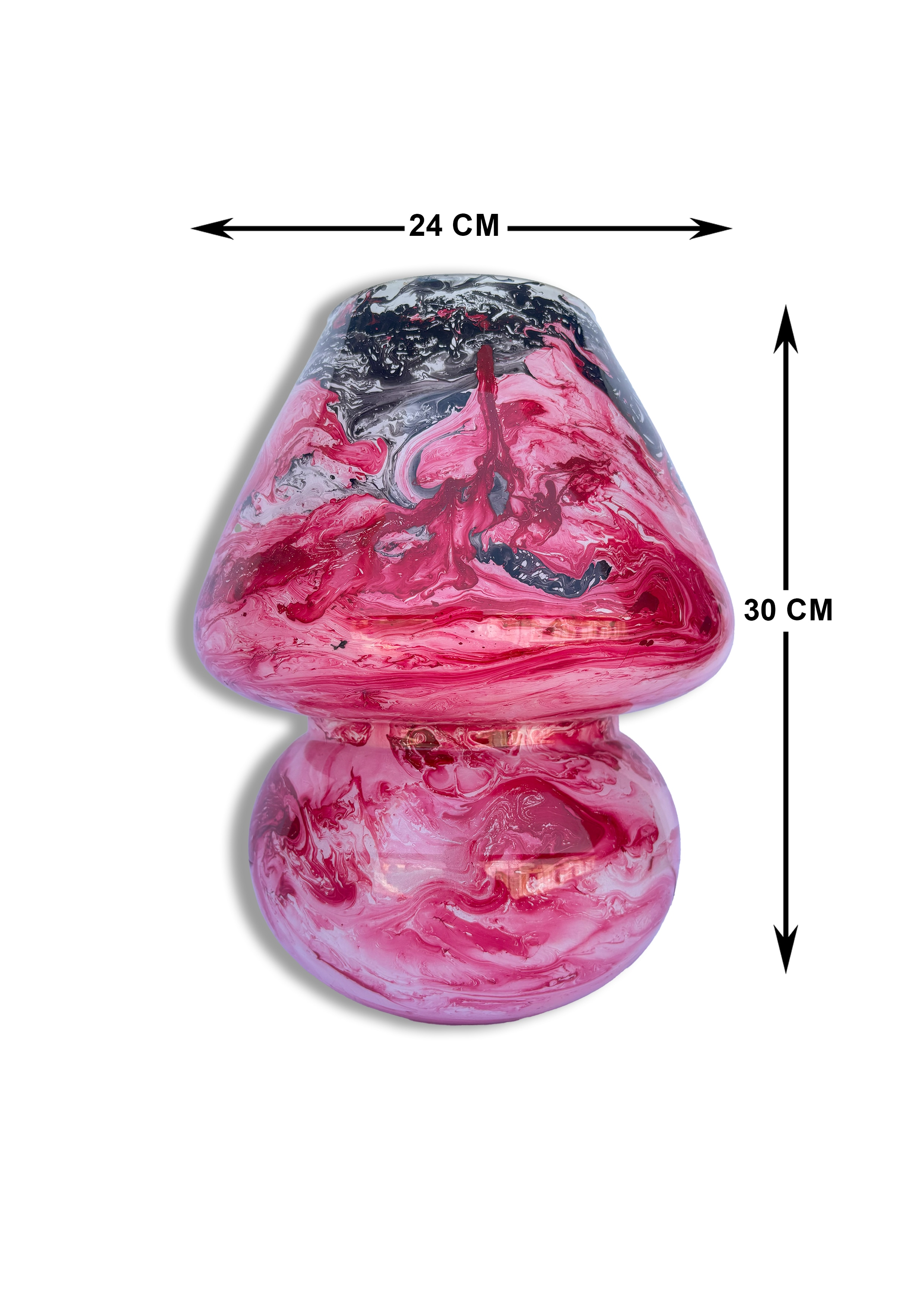 Aurelia Marble Mushroom Lamp