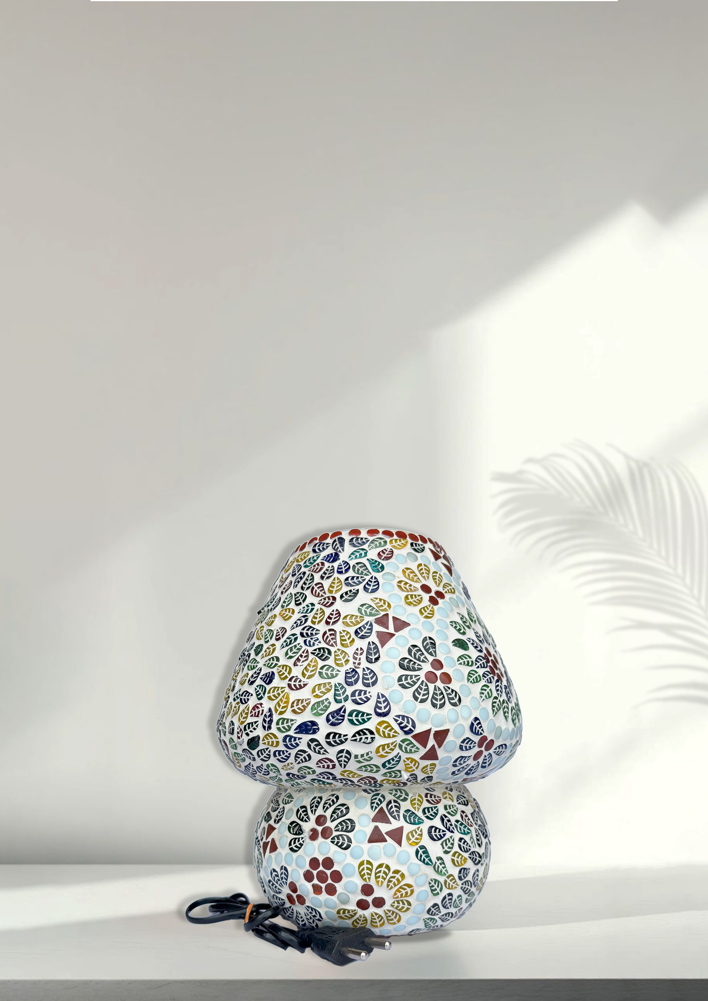 Handmade Mosaic Table Lamp - 10inch