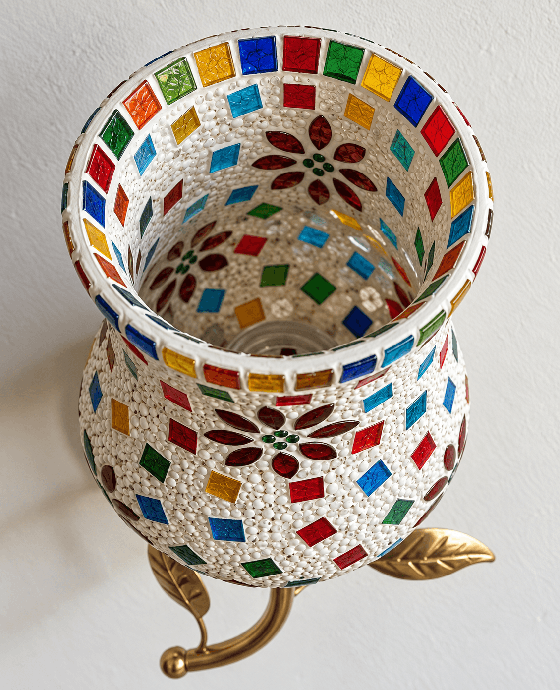 Handmade Mosaic Wall Lamp – Elegant Decorative Lighting