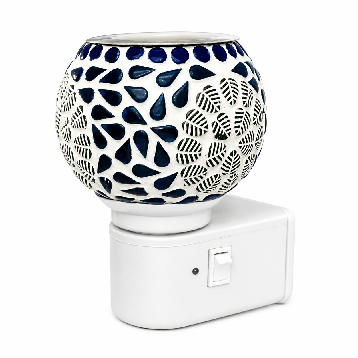 Handcrafted Oil Aroma Diffuser With Oil Fragrance — Mosaic · Multi colour