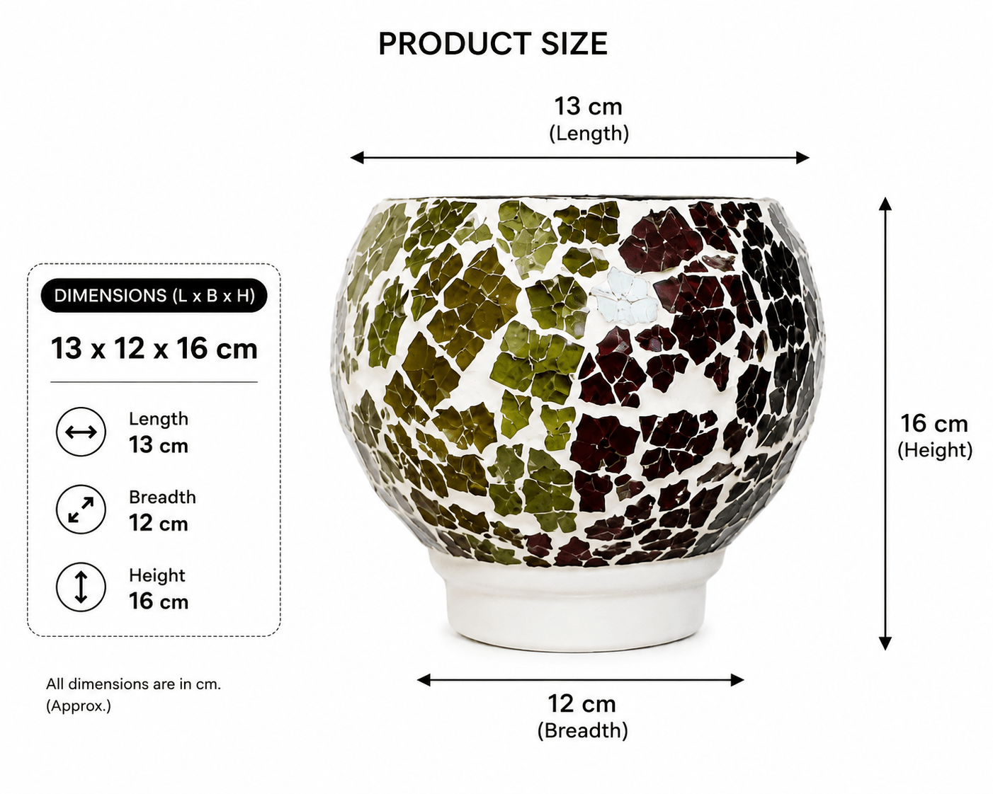 Handcrafted Oil Aroma Diffuser With Oil Fragrance — Tafan · Multicolour