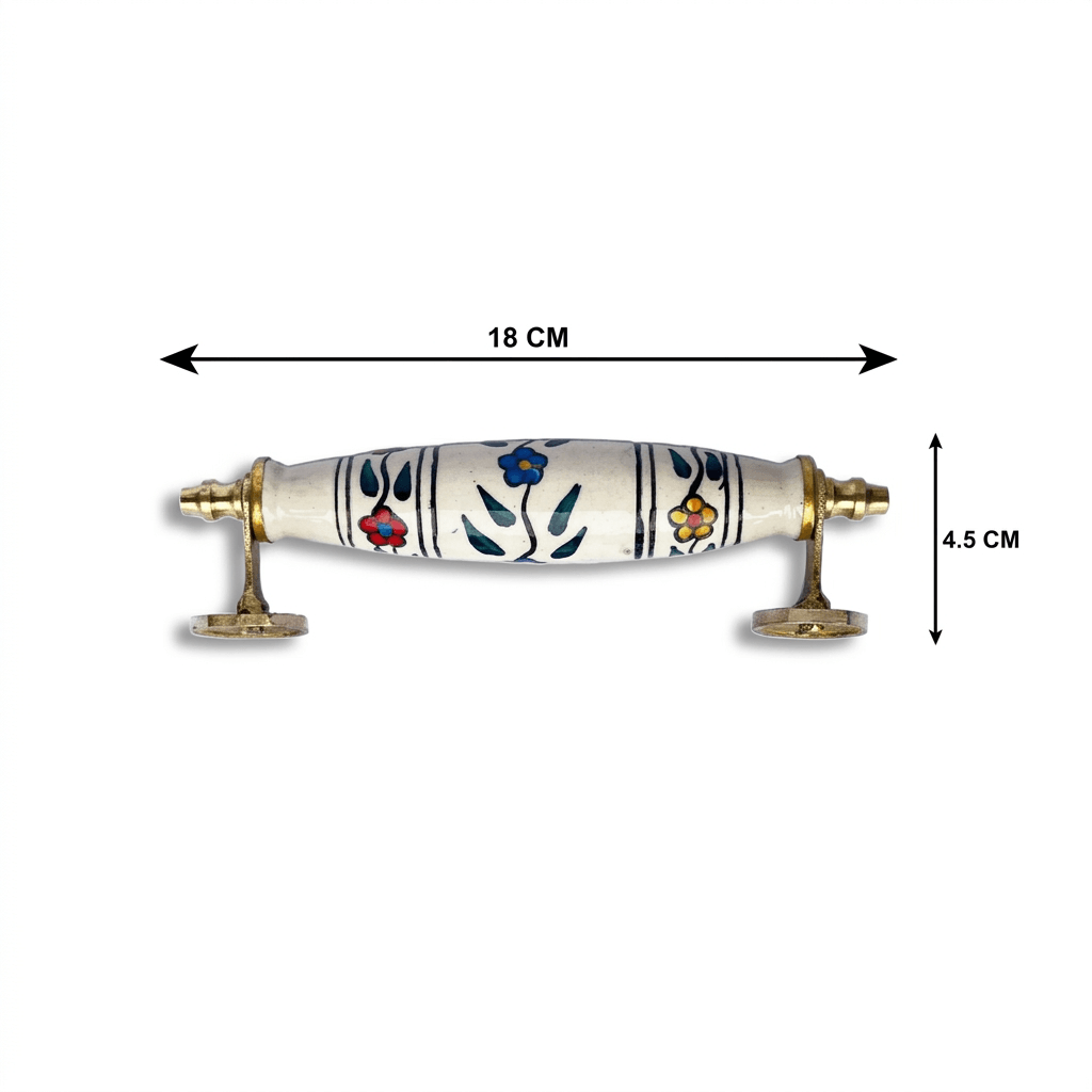Imperial Ceramic Handle in the atelier