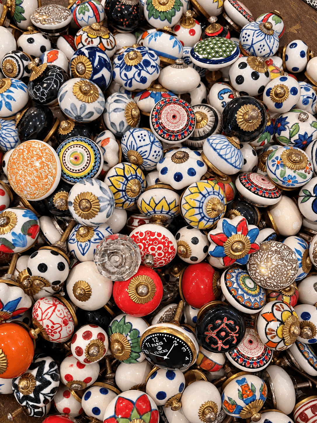 Design Ceramic Door Knobs — Regular · Multicolour